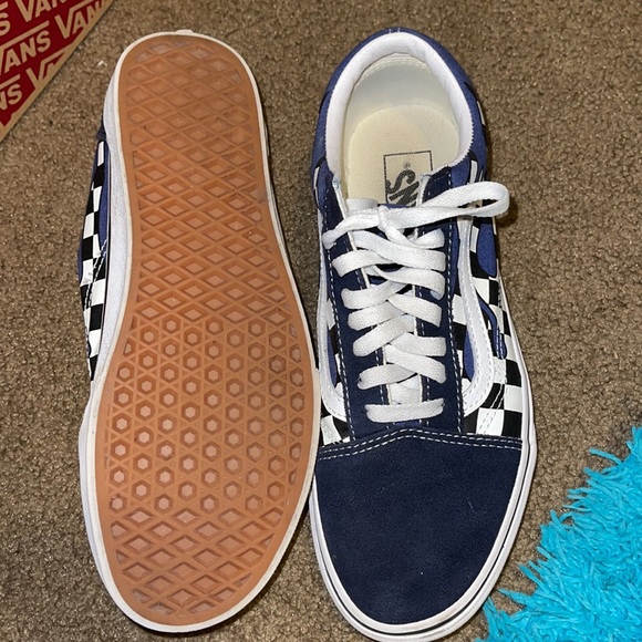 Old Sokol Vans ( checker flame navy blue) - Picture 5 of 7